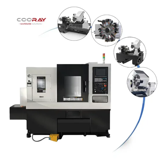 Cooray Crl200tc Mazak Design Static Turret Slant Bed Tailstock Fanuc/Siemens CNC Turning Lathe