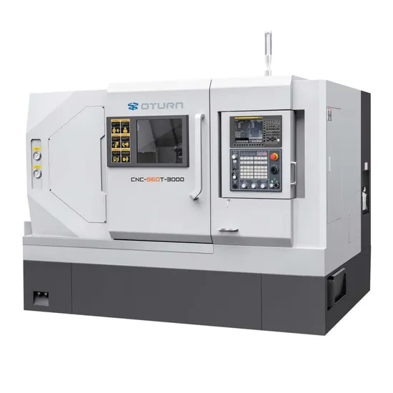 4 Axis Slant Bed Twin Double Multi Spindle Lathe CNC-960t Fanuc CNC Turning Center with Twin Y Axis