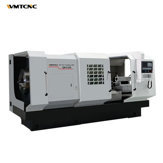 oil pipe thread cnc machine QK1325 cnc lathe big bore metal pipe threading machine