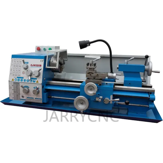 Factory Wholesale Cjm320b Horizontal Manual Lathe Desktop Thread Cutting Tools Metal Lathe Machine Metal Pipe Threading Universal Lathe CNC Mini Lathe
