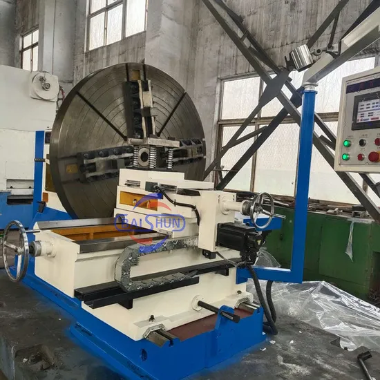 Horizontal Floor Type Flange Turning Face Lathe for Machining Metal Flange