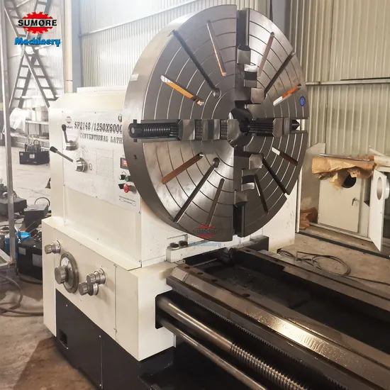 Cw6180 Cw61100 Cw61125 Sumore Low Price Big Bore Heavy Duty Metal Lathe Machine