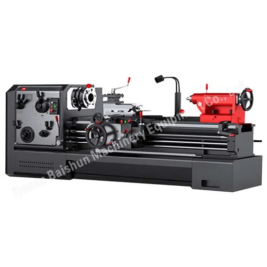 Used Lathe Machine High Precision Horizontal Gap Bed Lathe Machinebig Spindle Bore Manual Lathe Heavy Horizontal Universal