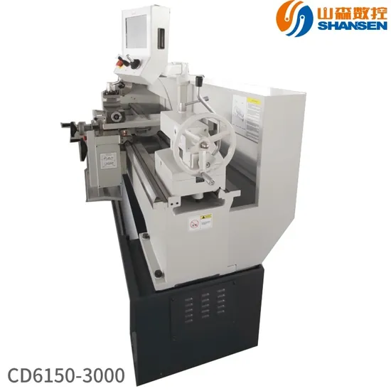 [CD6150-3000]High Precision Electronic Lathe Machine with 3000mm Workpiece Length and CE Certification.