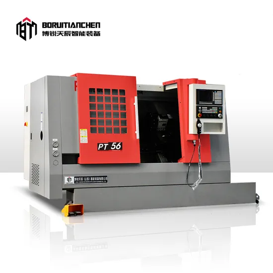 China Slant Bed CNC Lathe Machine Turret Turning Machines PT56y Metal Lathe