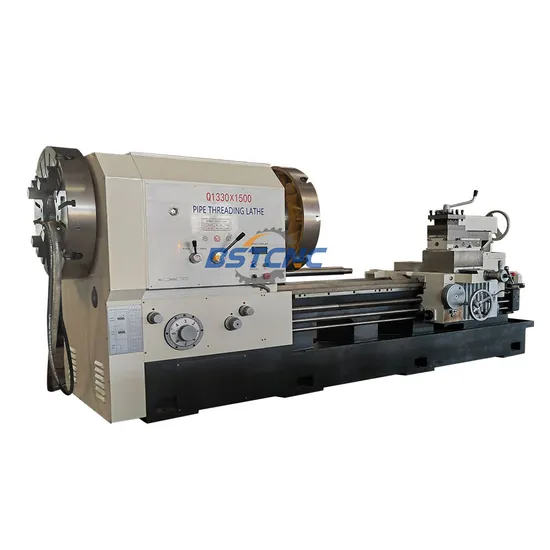 Oil Country Double Manual Chuck Heavy Duty Q1330 Pipe Threading Lathe