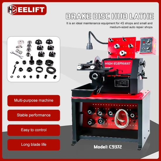 Brake Drum Cutting Machine C9372/Disc Cutting Lathe Machine for Car Maintenance