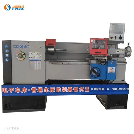 CD6140X1500 Electronic Lathe Suitable for Turning Processing of Threaded Parts Shafts Discs and Other Components with High Precision and Good Quality