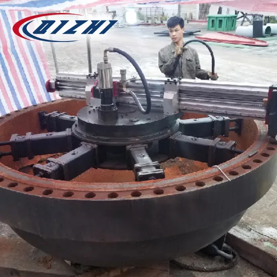Qizhi Internal Installed Pneumatic/Hydraulic Flange Processing Machine
