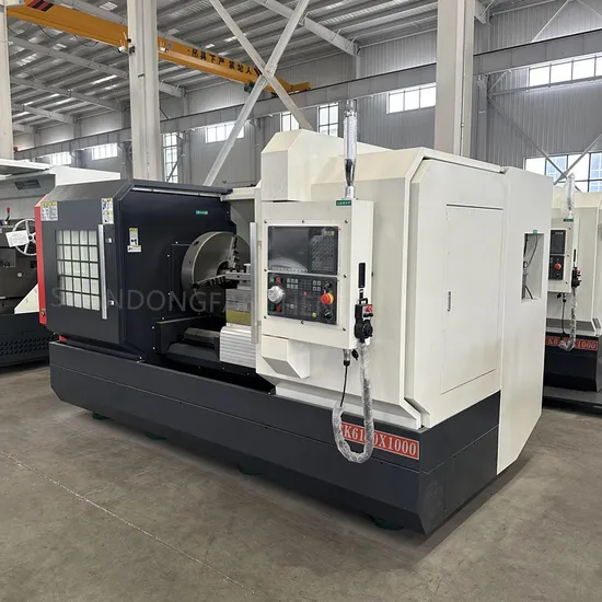 CNC Lathe Large Aperture Heavy Cutting Ck6180 × 1000 Integral Floor Standing Machine Tool
