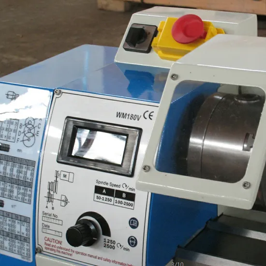 Jy180V Household Micro Lathe Mini Lathe Variable Speed Instrument Teaching Lathe