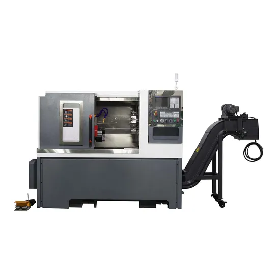 Gd46-400 Metal Bar Processing CNC Lathe 8 Stations Tool Turret CNC Turning Machine with Tailstock and GSK Controller