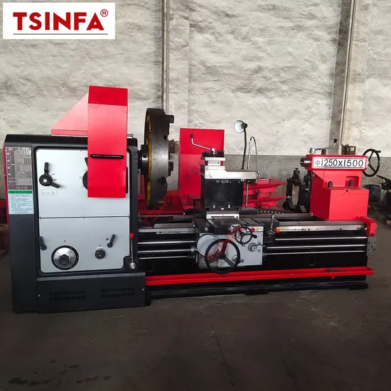 High Quality Horizontal Metal Cw61125q Heavy Duty Lathe Machine Price with CE
