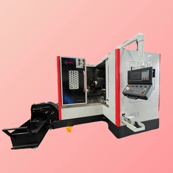 Double Spindles CNC Turret Lathe Center for High-Quality Production Needs