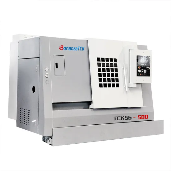 Tck56-500 Metal CNC Lathe with Inclined Metal Machining with Inclined Bed Body