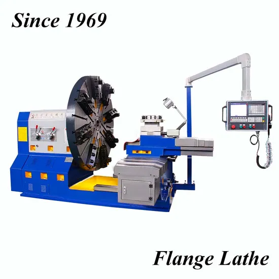 High Quality Facing CNC Lathe for Turning Facing 2000 mm Diameter HDPE Flange