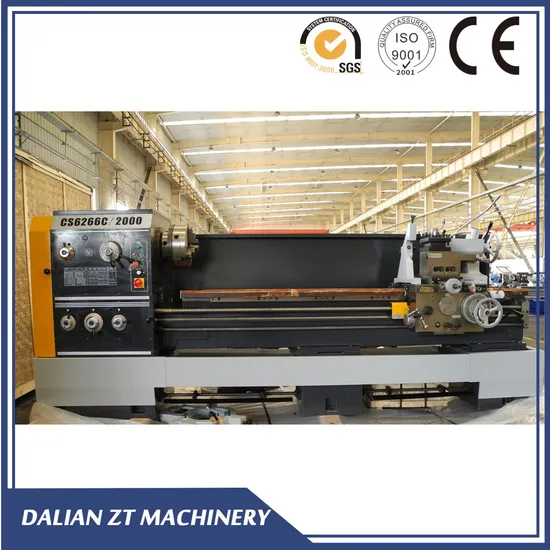 Baoji Torno 660mm Swing Dia. Over Machine Bed 105mm Spindle Bore Horizontal Lathe
