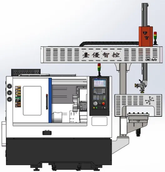 CNC Turning Machine with Milling Units