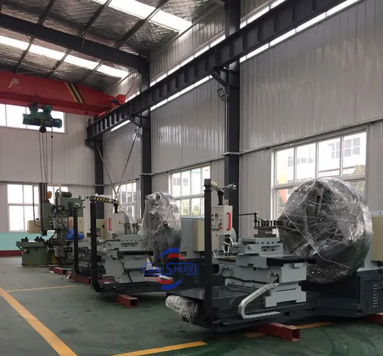 Professional Horizontal Lathe Chuck Spindle with Flange Turning 2500 mm Diameter Flange, Mold, Wheel