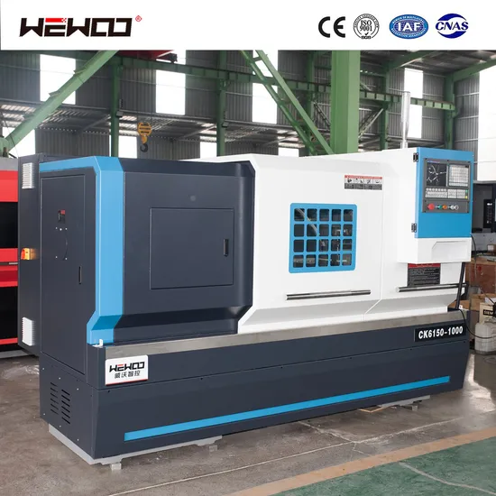 High Precision Horizontal Metal Falt Bed Ck6150 CNC Turning Lathe Heavy Duty Large Ck6180