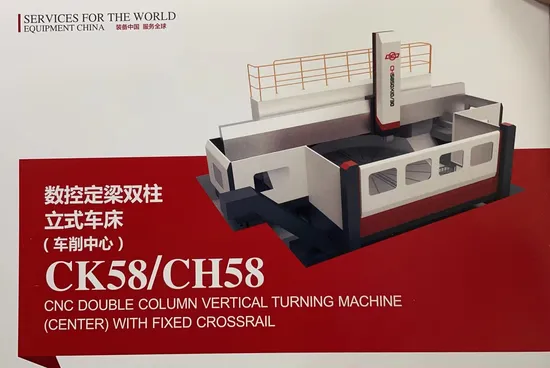 Ck5880 CNC Double Column Vertical Turning Machine