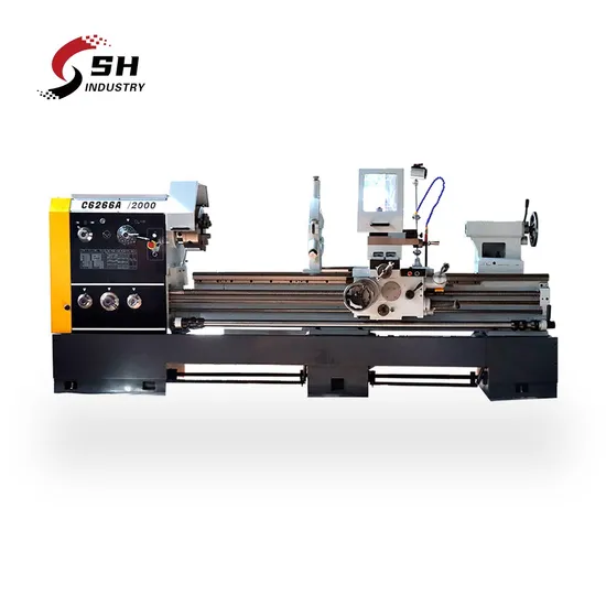 High Precision Gap Bed C6266A Horizontal Metal Lathe Machinery with CE