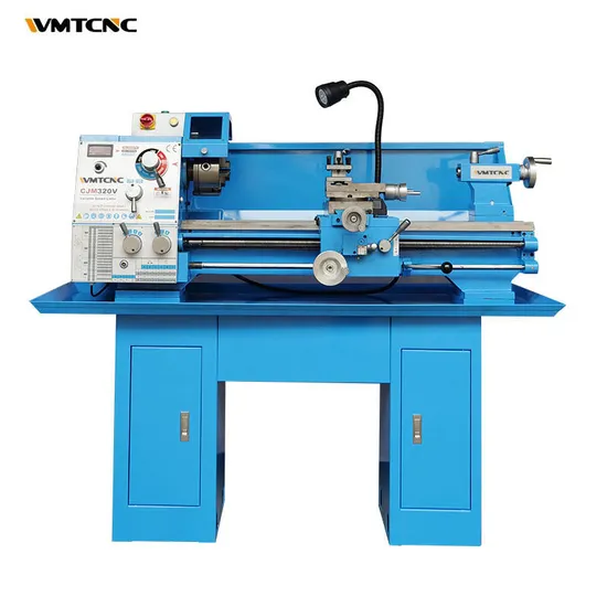 WMTCNC table hobby precision lathe CJM320V conventional lathe machine