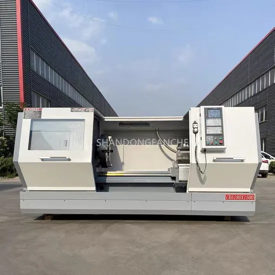 Ck6180X1500 Horizontal CNC Lathe Large Aperture and High Precision Metal Cutting Automatic Feeding Hard Rail