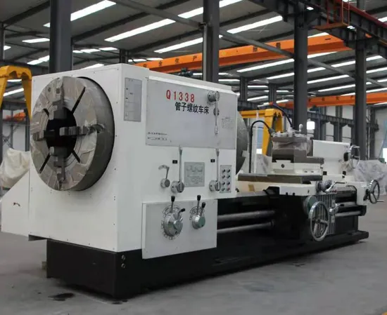 China Supplier Q1322 Metric Inch Thread Pipe Screw Cutting Lathe Pipe Threading Lathe