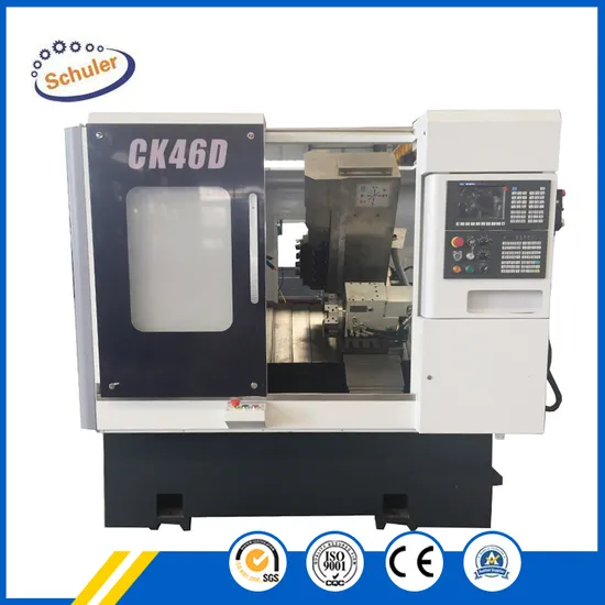 Ck46D Slant Bed Turret CNC Lathe Machine for Cutting Metal Tools