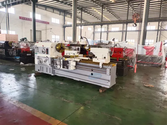Cw61125 Series Manual Heavy Duty Large Horizontal Cw Series Rotary Bed Hole Lathe Cheap Big Hole Lathe