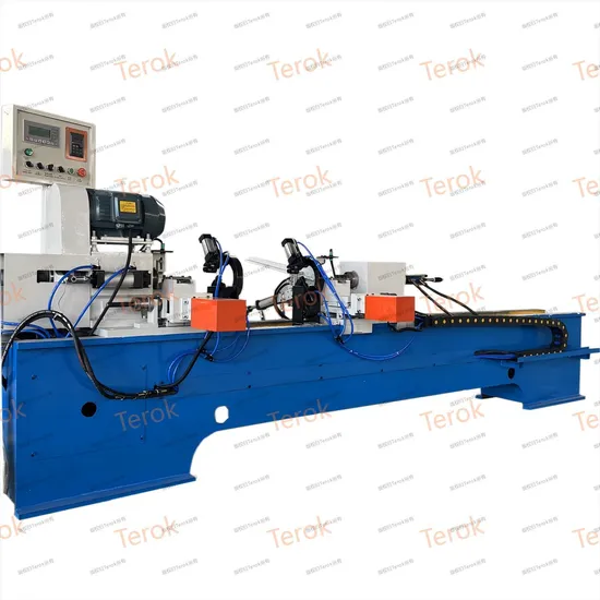 Best Sale in Mining Conveyor Roller Making Machine Steel Shaftn Both Eds Snap Ring Circlip Grooving Machine