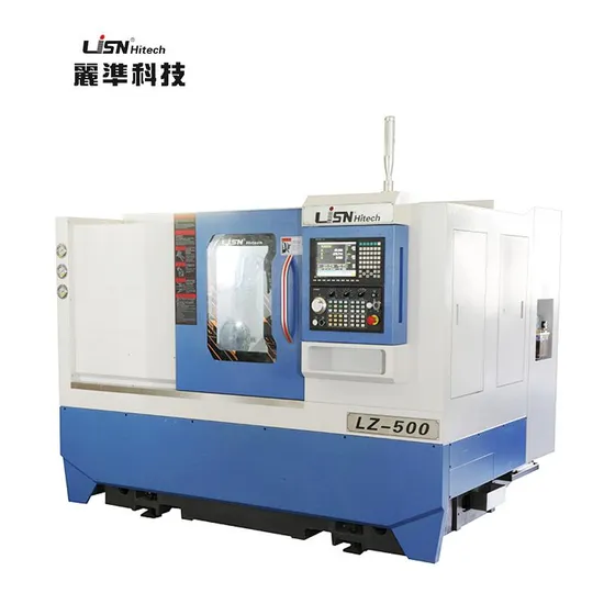 Lz-450 Mini Gang Type Slant Bed CNC Lathe Machine for Industry