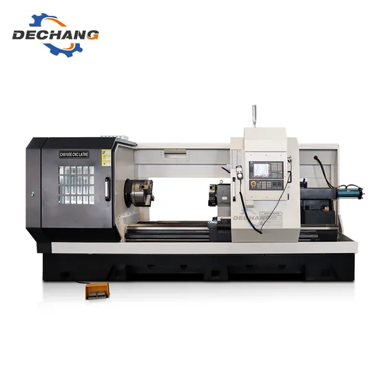 Heavy Duty Over Bed Diameter 850 mm CNC Lathe Machine Ck6185e Flat Bed CNC Lathe Machine