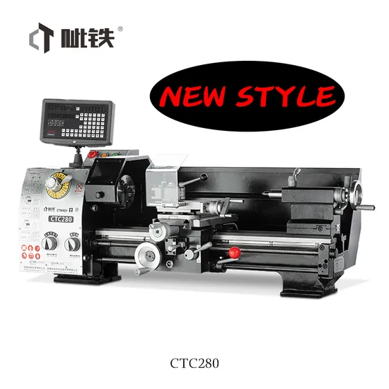 Manual Metal Lathe Machine Ctc280 with Dro and Quick Tool Changer From China