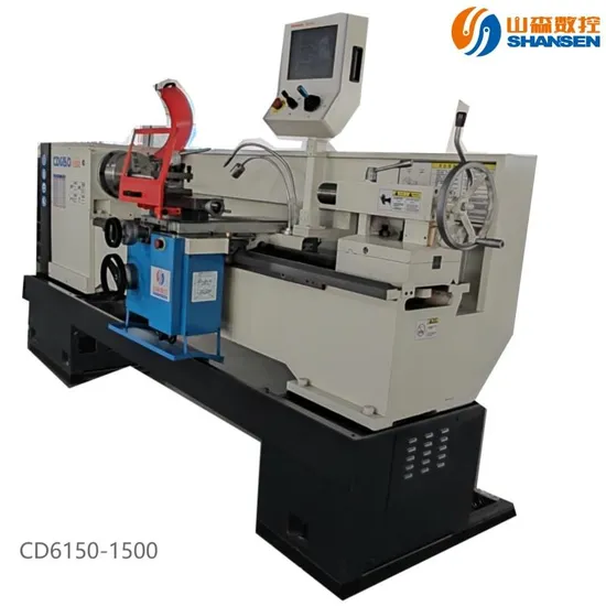 [CD6150-1500] Lathe Machine for Precision Work with 1500mm Workpiece Semi-Automatic Lathe