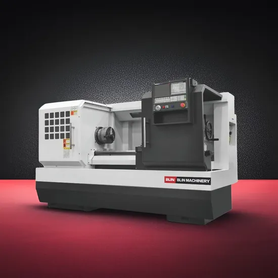 Horizontal Guide Rail Blin Wooden Case Machine Flat Bed CNC Lathe