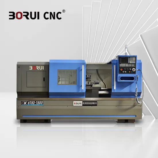 Ck6150 Professional Gang Type Tool Post Metal Flat Bed CNC Lathe