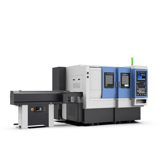 Double Spindle CNC Lathe Sy150ms for High Finish and Heavy Machining