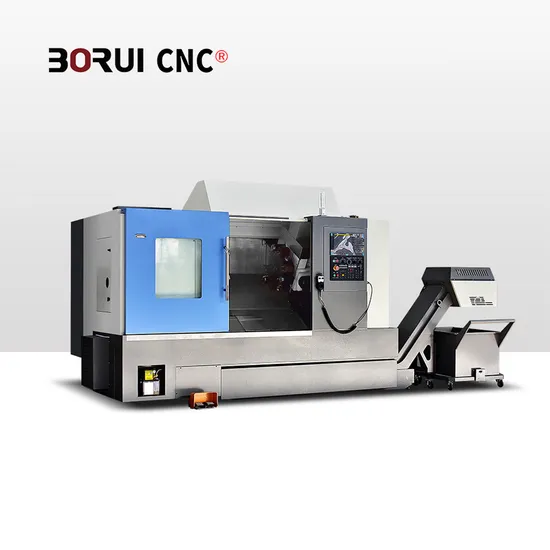 High Precision Metal Slant Bed CNC Lathe Machine Br570dy Auto Feed Slant Bed Lathe Slant Bed Lathe with a Driven Tool