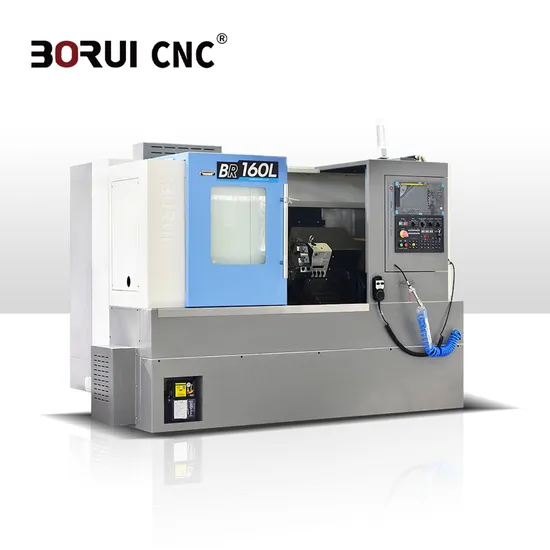 Br-160L Slant Linear Guide Way Low Cost CNC Lathe Slant Bed Machine Tool