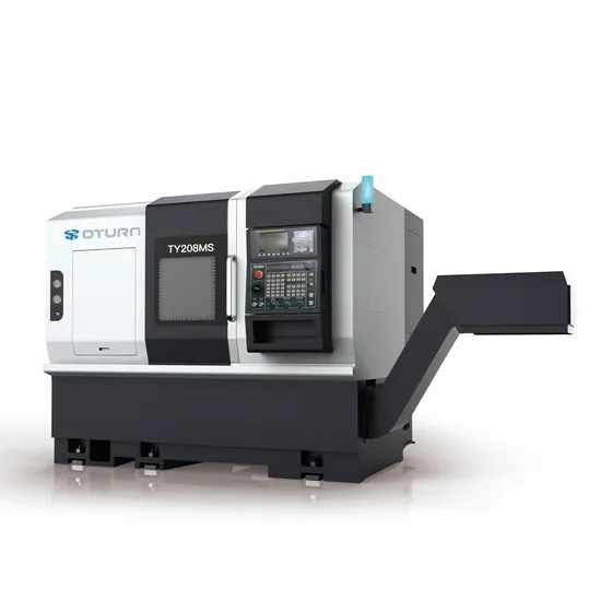 Dual Spindle CNC Lathe Ty208ms with High-Precision C-Axis Indexing