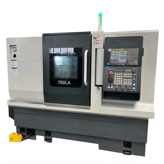 Heavy Cutting Slant Bed Turret CNC Lathe with Fanuc System
