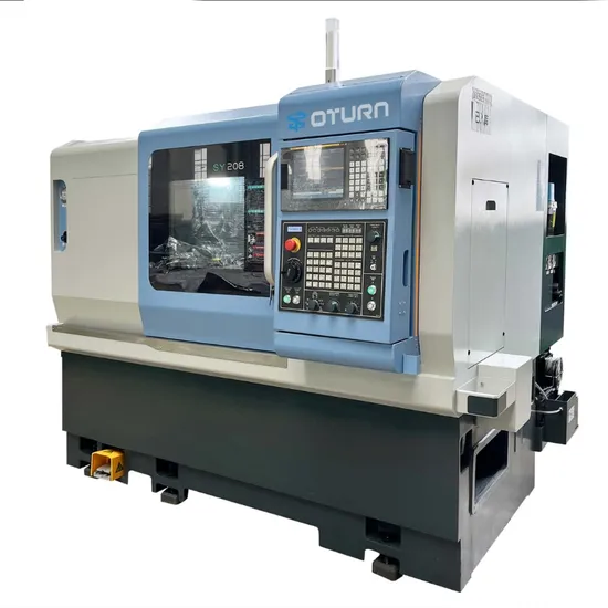 Ht300 Cast Iron Slant Bed CNC Lathe Turning Machine Sy208
