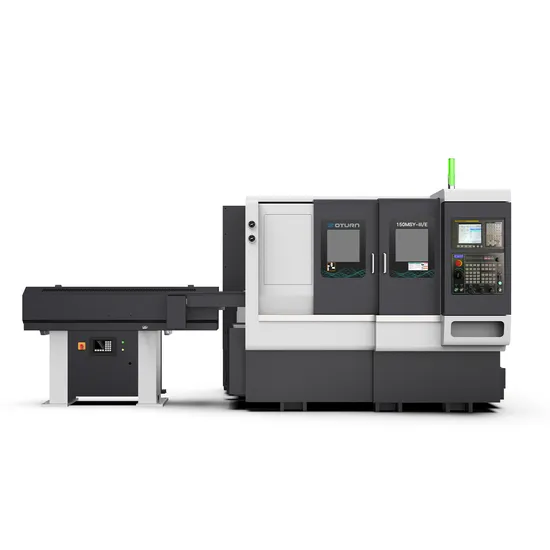 Oturncnc 5 Axis Turning Lathe Center 12-Station Power Driven Double Turret Ety150msy-III CNC Lathe