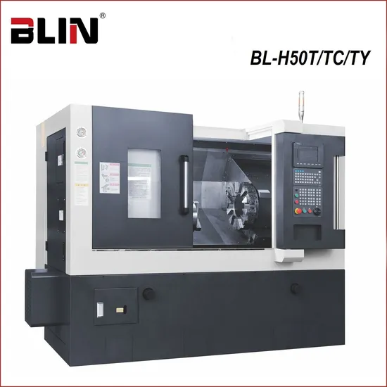 Innovative Design Slant Bed CNC Lathe C Axis with Configurable Tool Turret (BL-H50T/TC/TY)