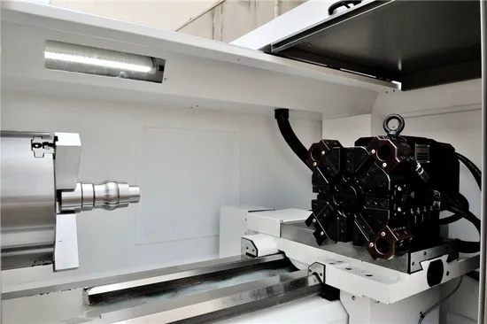 Hot Sale Manual Centre Horizontal Guide Rail CNC Lathe Machine