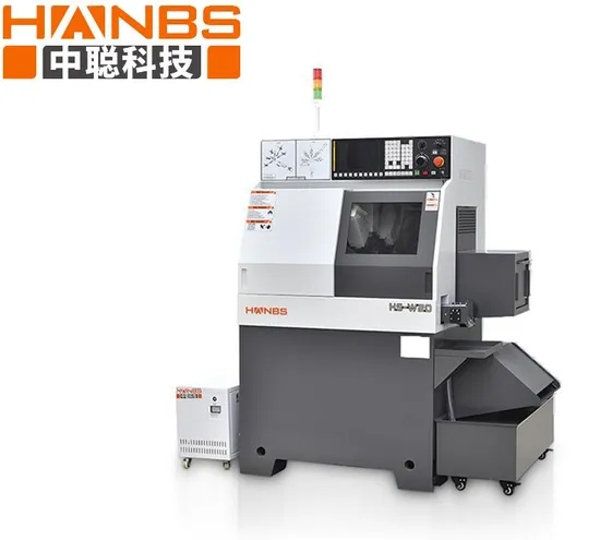 Hanbs Extreme Fast Swiss Type CNC Lathe with 5-Knife Improve Efficiency New Style Machine