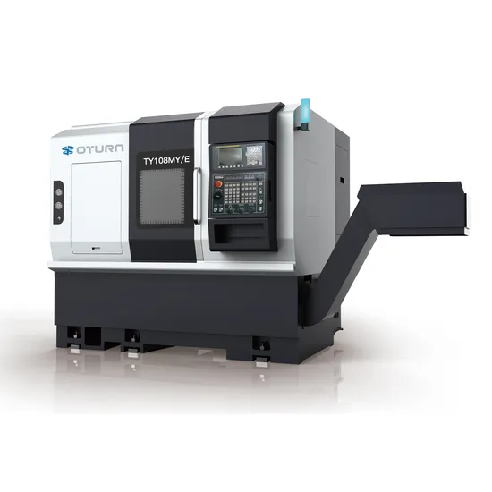 Oturncnc Ety108my CNC Lathe C Axis Live Tool Turret Turning Center Dual Spindle CNC Lathe