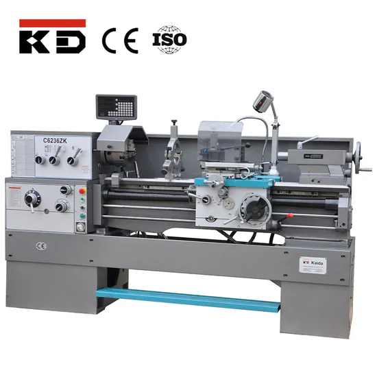 Precision Gap Bed Lathe with 52mm Spindle Bore and D6 Spindle Nose